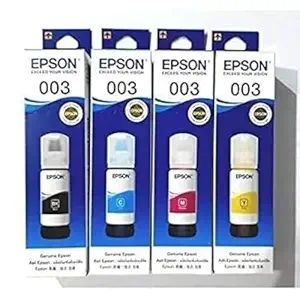 Epson 003 65ml Ink Bottle (Magenta, Yellow, Cyan, Black)
